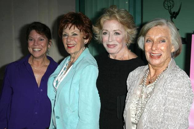 RECORD DATE NOT STATED Erin Moran and Marion Ross with Holland Taylor and Cloris Leachman at A Mother s Day Salute to TV Moms presented by the Academy of Television Arts & Sciences. Academy Of Television Arts & Sciences, North Hollywood, CA. 05-06-08 , 11692806.jpg, fame, star, celebrity, event, entertainment, talent, famous, popular, person, people,