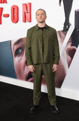 LOS ANGELES, CA - DECEMBER 5: Taron Egerton at the Netflix Premiere of Carry-On at The Egyptian Theater in Los Angeles, California on December 5, 20224. Copyright: xFayexSadoux