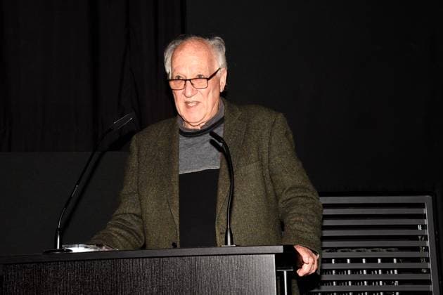 Werner Herzog Regisseur Laudator Muenchen 06.12.2024 Filmmuseum Jakobsplatz Werner Herzog Filmpreis 2024 Verleihung an Harley Chamandy Kanadischer Regisseur fuer den Film ALLEN SUNSHINE¨ ¨¨¨¨¨ Muenchen