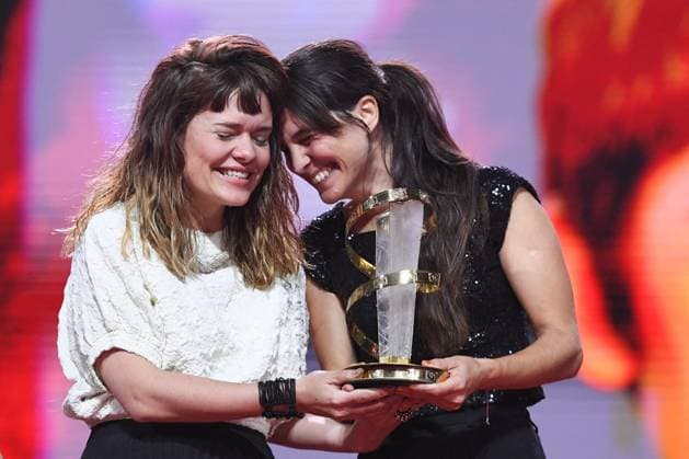 Bilder des Jahres 2024, Entertainment 12 Dezember Entertainment Themen der Woche KW49 Entertainment Bilder des Tages Marrakech Closing Ceremony Mercedes Cordova and Director Silvina Schnicer receive the award for The Cottage attending the Closing Ceremony during the 21st Marrakech International Film Festival in Marrakech, Morocco on December 07, 2024. Photo by Aurore Marechal ABACAPRESS.COM Marrakech Morocco  Copyright: xMarechalxAurore ABACAx