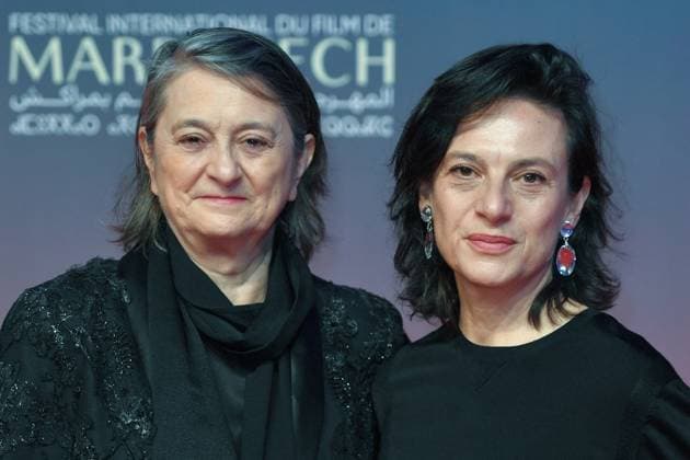 Marrakech Closing Red Carpet Sandrine Brauer and Marie Masmonteil attending the Closing Red Carpet during the 21st Marrakech International Film Festival in Marrakech, Morocco on December 07, 2024. Photo by Aurore Marechal ABACAPRESS.COM Marrakech Morocco  Copyright: xMarechalxAurore ABACAx