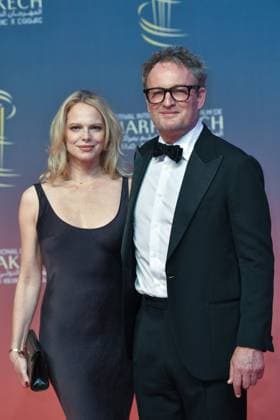 Marrakech Closing Red Carpet Cecile Breccia and Jason Clarke attending the Closing Red Carpet during the 21st Marrakech International Film Festival in Marrakech, Morocco on December 07, 2024. Photo by Aurore Marechal ABACAPRESS.COM Marrakech Morocco  Copyright: xMarechalxAurore ABACAx