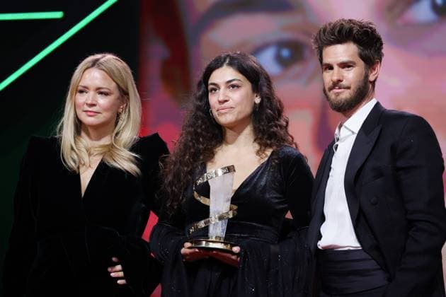 21st Marrakech Film Festival Saturday, December 7 312117 2024 12 07 marrakech Morocco Efira, Virginie Garfield, Andrew Shehab Manar  Copyright: xIvankaxVoisinx xStarfacex STAR_312117_078