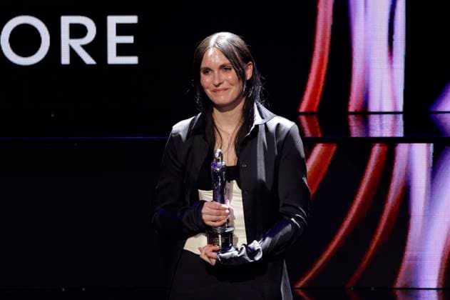 Frederikke Hoffmeier bei der Verleihung des 37. Europäischen Filmpreises 2024 im Kultur- und Kongresszentrum Luzern. Luzern, 07.12.2024