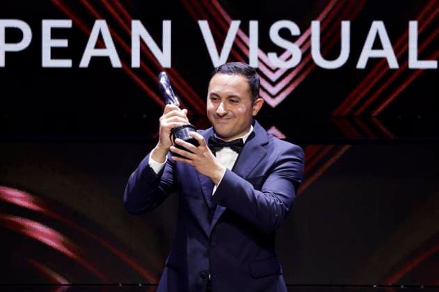 Chervin Shafaghi bei der Verleihung des 37. Europäischen Filmpreises 2024 im Kultur- und Kongresszentrum Luzern. Luzern, 07.12.2024