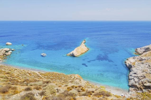 Strand von Katergo, Insel Folegandros, Kykladeninseln, Griechenland, Europa Katergo beach, Folegandros Island, Cyclades Islands, Greece, Europe Copyright: imageBROKER MarcoxSimoni iblsim11905847.jpg