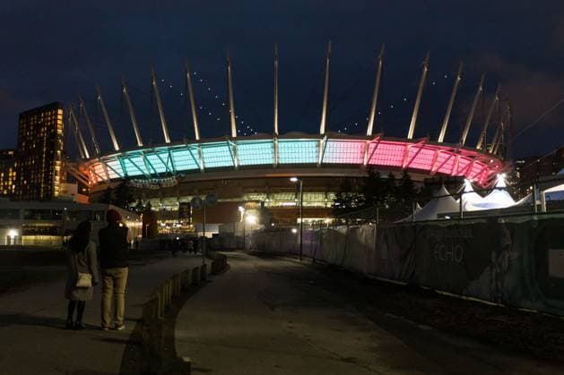 December 8, 2024, Vancouver, British Columbia, Canada: BC Place Stadium in Vancouver, British Columbia before the last show of the Taylor Swift Eras Tour Vancouver Canada - ZUMAw171 20241208_znp_w171_006 Copyright: xRyanxWalterxWagnerx