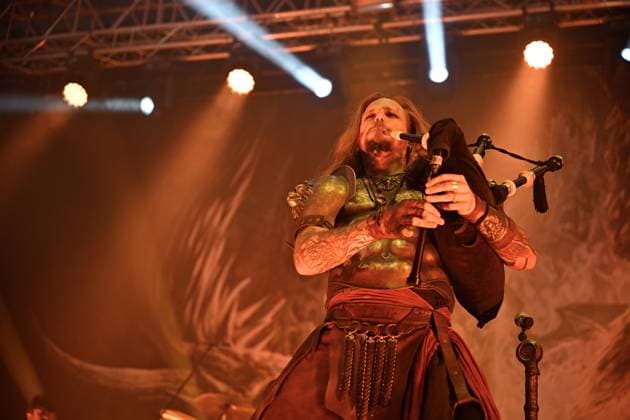 German Medieval metal bound Feuerschwanz with singer Hodi perform in Winter Masters of Rock 2024 festival in Zlin, Czech Republic, December 7, 2024. (CTKxPhoto DaliborxGluck) CTKPhotoP2024120707617  CTKPhotoP2024120707617