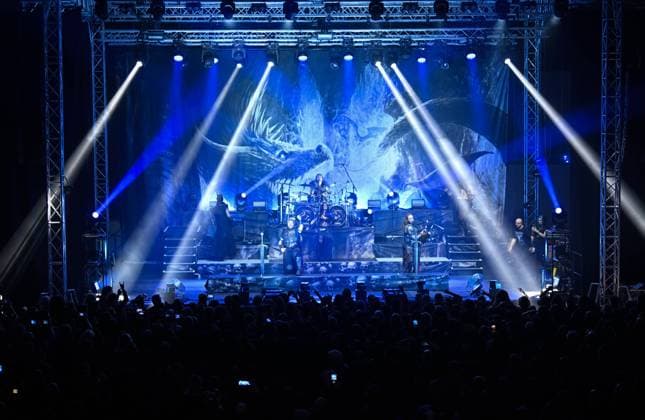 German Medieval metal bound Feuerschwanz perform in Winter Masters of Rock 2024 festival in Zlin, Czech Republic, December 7, 2024. (CTKxPhoto DaliborxGluck) CTKPhotoP2024120707628  CTKPhotoP2024120707628