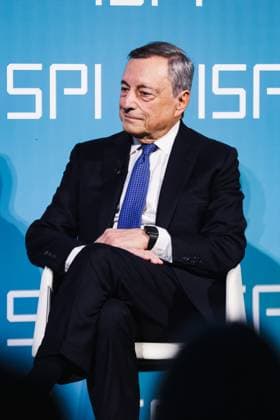 Milan, The award ceremony of the ISPI Prize 2024 to Mario Draghi. In the photo: Former Prime Minister Mario Draghi  Copyright: xAlessandroxBremecx xipa-agency.netx xx IPA_Agency_IPA52266714