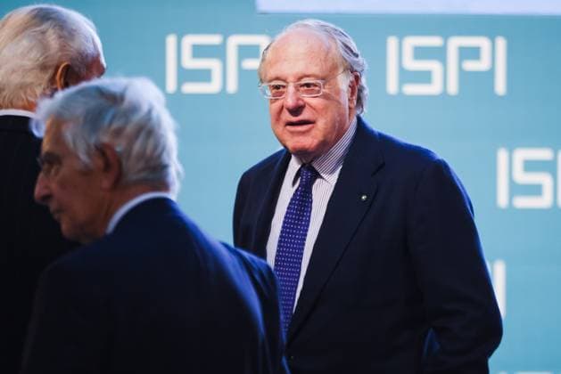 Milan, The award ceremony of the ISPI Prize 2024 to Mario Draghi. In the photo: Paolo Scaroni  Copyright: xAlessandroxBremecx xipa-agency.netx xx IPA_Agency_IPA52266715