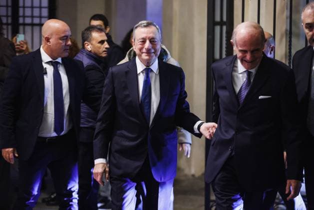 Milan, The award ceremony of the ISPI Prize 2024 to Mario Draghi. In the photo: Former Prime Minister Mario Draghi  Copyright: xAlessandroxBremecx xipa-agency.netx xx IPA_Agency_IPA52266727