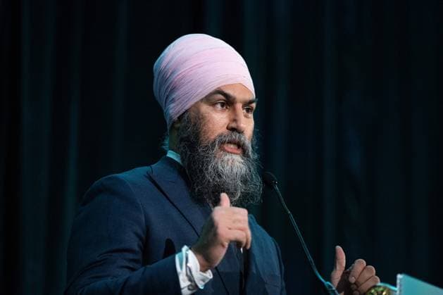 December 10, 2024, Ottawa, On, Canada: NDP Leader Jagmeet Singh delivers remarks at the annual Equal Voice gala in Ottawa, on Tuesday, Dec. 10, 2024. Ottawa Canada  - ZUMAc35_ 20241210_zaf_c35_051 Copyright: xSpencerxColbyx