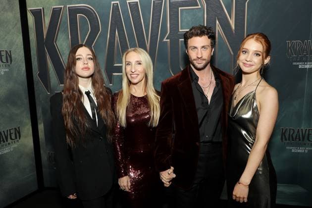 Entertainment Themen der Woche KW50 New York Premiere Of Kraven The Hunter At AMC Lincoln Square Featuring: Aaron Taylor-Johnson with Family Where: New York, New York, United States When: 10 Dec 2024 Credit: Marion Curtis Starpix for Columbia Pictures INSTARimages EDITORIAL USE ONLY. NOT FOR USE BY NEWSPAPERS BASED IN THE UK. Copyright: xMarionxCurtrisx xStarpixxforxColumbiaxPicturesx instar54380566