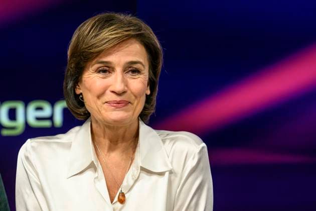 GER, Berlin, Studio, zu Gast bei - maischberger, Polittalk, TV, Format, mit Moderatorin - Sandra Maischberger, Das Erste, aus Adlershof - am Studio 20, im Bild v.l.: Sandra Maischberger, 11.12.2024, *** GER, Berlin, Studio, zu Gast bei maischberger, Polittalk, TV, Format, mit Moderator Sandra Maischberger, Das Erste, aus Adlershof am Studio 20, im Bild v l Sandra Maischberger, 11 12 2024, Copyright: HMBxMedia UwexKoch