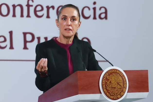 Mexico s President, Claudia Sheinbaum Pardo, speaking during a briefing conference where talk about the process of electing the judges at the National Palace. on December 11, 2024 in Mexico City, Mexico. Mexico City Mexico - ZUMAe321 20241211_zia_e321_002 Copyright: xCarlosxSantiagox