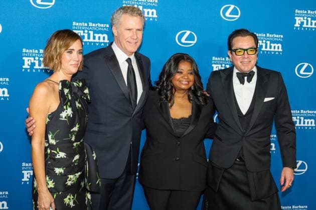Entertainment Themen der Woche KW50 Entertainment Bilder des Tages December 11, 2024, Santa Barbara, California, U.S.A: Actor Comedians Kristen Wiig, Will Ferrell, Octavia Spencer and SBIFF Executive Director Roger Darling have fun on the Red Carpet before Will received The Kirk Douglas Award at the The Ritz-Carlton Bacara Santa Barbara on December 11, 2024. The Fundraiser for the Santa Barbara International Film Festival (SBIFF) 2025 took place on December 11, 2024. Santa Barbara U.S.A - ZUMAk144 20241211_znp_k144_036 Copyright: xAmyxKatzx