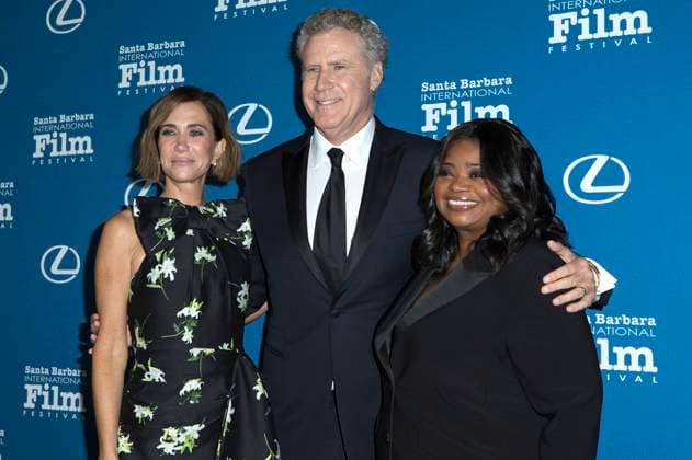 Kristen Wiig, Will Ferrell und Octavia Spencer bei der 17. Verleihung des Kirk Douglas Award for Excellence in Film auf dem 40. Santa Barbara International Film Festival im Hotel Ritz-Carlton Bacara. Santa Barbara, 11.12.2024