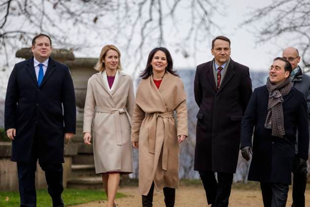 News Themen der Woche KW50 News Bilder des Tages Annalena Baerbock (Buendnis 90 Die Gruenen), Bundesaussenministerin, aufgenommen im Rahmen des Berlin Ministerial in der Villa Borsig in Berlin, 12.12.2024. Fotografiert im Auftrag des Auswaertigen Amtes. Berlin Deutschland *** Annalena Baerbock Buendnis 90 Die Gruenen , Federal Foreign Minister, photographed during the Berlin Ministerial at Villa Borsig in Berlin, 12 12 2024 Photographed on behalf of the Federal Foreign Office Berlin Germany Copyright: xKiraxHofmann AAx