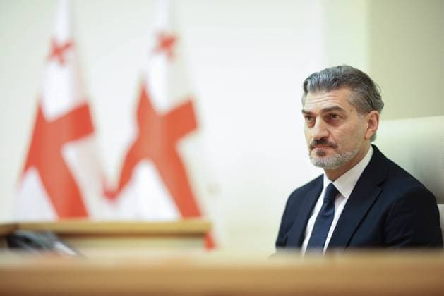 News Themen der Woche KW50 News Bilder des Tages Präsidentenwahl in Georgien, Wahl im Parlament in Tbilissi (241214) -- TBILISI, Dec. 14, 2024 -- The ruling Georgian Dream party s candidate, Mikheil Kavelashvili, waits for the result of the presidential election at the session hall of the parliament in Tbilisi, Georgia, Dec. 14, 2024. The ruling Georgian Dream party s candidate, Mikheil Kavelashvili, has been elected Georgian president, the Central Election Commission announced on Saturday. (Georgian Parliament Handout via Xinhua) GEORGIA-TBILISI-NEW PRESIDENT ELECTED ZhongxZhong 