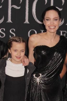 Maleficent: Mistress of Evil Vivienne Marcheline Jolie-Pitt, Angelina Jolie 09 30 2019 The World Premiere of Maleficent: Mistress of Evil held at the El CapitanTheatre in Los Angeles, CA Photo by Izumi Hasegawa HollywoodNewsWire.co EDITORIAL USE ONLY Copyright: xHollywoodxNewsxWirexInc.x IzumixHasegawax xHollywoodNewsWire.cox hnphotos081508