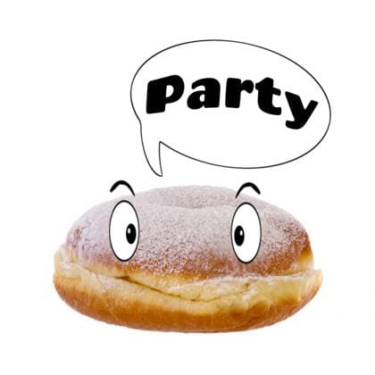 Carnival party , 15018990.jpg, party, speech bubble, eye, berliner, doughnut, carnival, new year, holiday, season, berliner pfannkuchen, berliner ballen, krapfen, german, germany, austrian, european, sweet, tradition, donut, calories, delicious, unhealthful, stuffing, yeast dough, new year s eve, jam, jelly, marmalade, marmalade filling, jam filling, icing, powdered sugar, sugar, pastry, food, sweetness, culture, birthday, filling, celebration, candy, sugar, event, dessert, filled, eat titbits, closeup, recipe, delicate, palatable, RECORD DATE NOT STATED