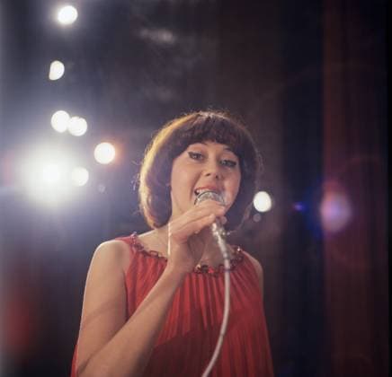 Yadviga Poplavskaya, singer of Verasy vocal and instrumental ensemble 8829069 01.07.1980 Yadviga Poplavskaya, singer of Verasy vocal and instrumental ensemble, is seen performing, Belarusian SSR. Ð Ð²Ð³ÐµÐ½Ð¸Ð¹ ÐöÐ¾ÐºÑ?Ñ?Ñ? Minsk Belarus  Copyright: xÐ Ð²Ð³ÐµÐ½Ð¸Ð¹xÐöÐ¾ÐºÑ?Ñ?Ñ?x