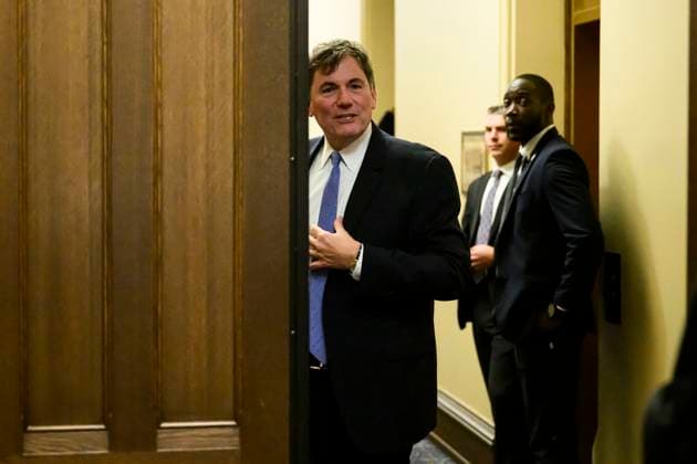 December 16, 2024, Ottawa, On, CANADA: Minister of Public Safety, Democratic Institutions and Intergovernmental Affairs Dominic LeBlanc looks out from the hallway of the Cabinet Room in West Block on Parliament Hill in Ottawa, on Monday, Dec. 16, 2024. Ottawa CANADA  - ZUMAc35_ 20241216_zaf_c35_068 Copyright: xJustinxTangx