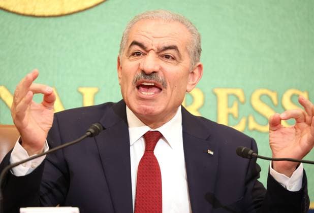 News Bilder der Woche KW51 December 18, 2024, Tokyo, Japan - Former Palestinian Prime Minister Mohammad Shtayyeh who served as the prime minister in 2019-2024 delivers a speech at the Japan national Press Club in Tokyo on Wednesday, December 18, 2024. He hoped Japanese government to recognize Palestine as a state. (photo by Yoshio Tsunoda AFLO)  , aflo_276490036.jpg,