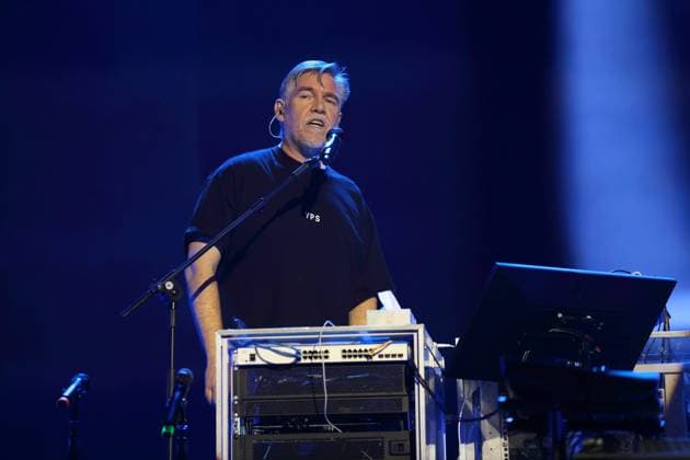 Bilder des Jahres 2024, Entertainment 12 Dezember Andreas Rieke alias And.Ypsilon von Die Fantastischen Vier bei einem Konzert in der Uber Arena in Berlin, 18. Dezember 2024. Fanta 4 Konzert Berlin *** Andreas Rieke aka And Ypsilon from Die Fantastischen Vier at a concert in the Uber Arena in Berlin, December 18, 2024 Fanta 4 concert Berlin