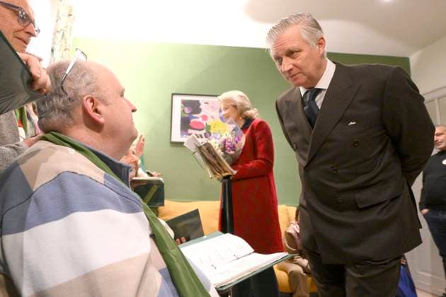 Entertainment Themen der Woche KW51 Entertainment Bilder des Tages King Philippe And Queen Mathilde Visit Porte Nursing Home BRUSSELS, BELGIUM - DECEMBER 19: King Philippe and Queen Mathilde of Belgium pictured during a Christmas visit to the porte nursing home Porte Ouverte ASBL providing accommodation for women over 18, alone or with children, who are temporarily unable to live independently due to the loss of their home or other problems, Visit .pictured on December 19, 2024 in Brussels, Belgium, 19 12 2024 Brussels Belgium  Copyright: xPhilipxReynaersx
