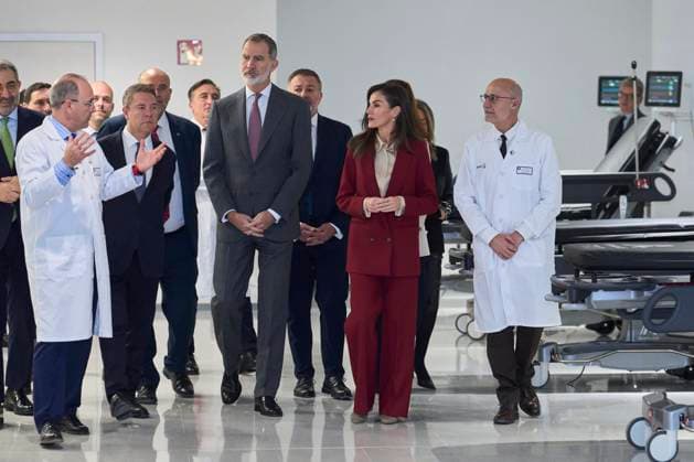Entertainment Themen der Woche KW51 19-12-2024 Cuenca Queen Letizia and King Felipe attend the opening of the new university hospital of Cuenca. No Spain Â  Copyright: xPPEx