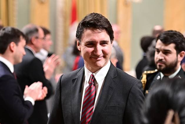 December 20, 2024, Ottawa, On, Canada: Prime Minister Justin Trudeau departs after a cabinet swearing-in ceremony at Rideau Hall in Ottawa, on Friday, Dec. 20, 2024. Ottawa Canada  - ZUMAc35_ 20241220_zaf_c35_026 Copyright: xSpencerxColbyx