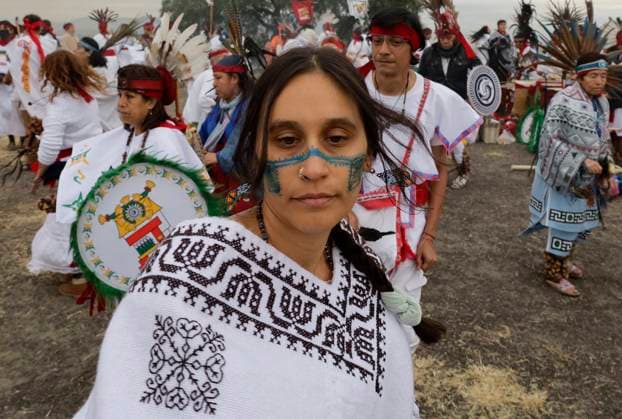 Dancers In Mexico Perform Pre-Hispanic Ceremony To Welcome Winter Solstice Dancers on the Cerro de la Estrella in Mexico City, Mexico, perform a pre-Hispanic ceremony and dance to welcome the winter solstice on December 21, 2024. Mexico City Mexico  Copyright: xGerardoxVieyrax originalFilename: vieyra-notitle241221_npuhJ.jpg
