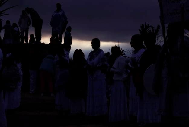 Dancers In Mexico Perform Pre-Hispanic Ceremony To Welcome Winter Solstice Dancers on the Cerro de la Estrella in Mexico City, Mexico, perform a pre-Hispanic ceremony and dance to welcome the winter solstice on December 21, 2024. Mexico City Mexico  Copyright: xGerardoxVieyrax originalFilename: vieyra-notitle241221_npPOT.jpg