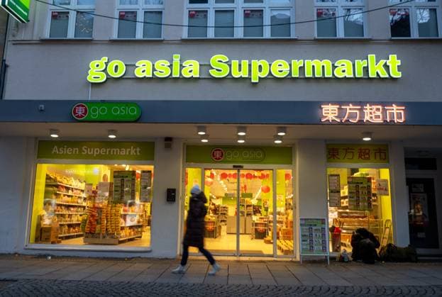 go asia Supermarkt - gesehen am 20.12.2024 in Hildesheim *** go asia supermarket seen on 20 12 2024 in Hildesheim