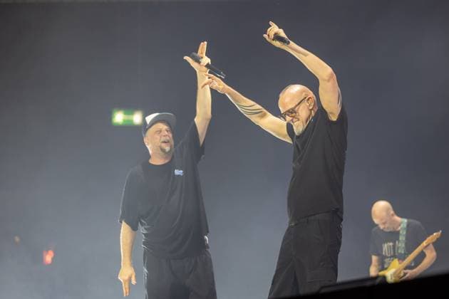 Entertainment Themen der Woche KW51 70372 Stuttgart Die Fantastischen Vier, Jahresabschlusskonzert, Hanns-Martin-Schleyer-Halle Stuttgart, 22.12.24 *** 70372 Stuttgart Die Fantastischen Vier, year-end concert, Hanns Martin Schleyer Halle Stuttgart, 22 12 24 Copyright: xEibner-Pressefoto MaxixSaierx EP_MSR