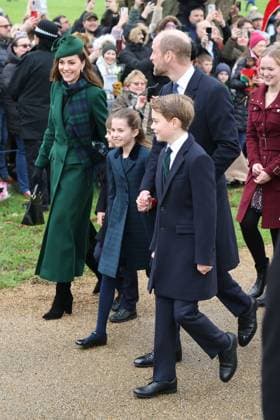 . 25 12 2024. Sandringham , United Kingdom. UK Royals attend the Christmas Day church service at Sandringham, United Kingdom.  xStephenxLockx xi-Imagesx IIM-25637-0009