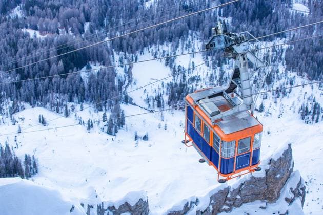 Gondola lift cable car on ski resort Cortina d Ampezzo winter city view from Faloria ski area , 29697298.jpg, winter, ski, snow, lift, cable, nature, Faloria, dolomiti, europe, outdoor, travel, sport, car, blue, mountain, transportation, alpine, alps, vacation, white, funicular, cortina dampezzo, cortina, italy, forest, resort, mountains, dolomites, ampezzo, view, dolomite, beautiful, landscape, d, tirol, rocky, tyrol, skiing, transport, cabin, tourist, holiday, slope, gondola, snowboard, glacier, up, hanging, peak, recreation, RECORD DATE NOT STATED