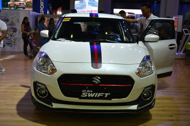 RECORD DATE NOT STATED PASAY, PH - APR 7 - Suzuki swift at Manila International Auto Show on April 7, 2019 in Pasay, Philippines. , 32891224.jpg, manila, asia, luzon, philippines, swift, car, suzuki, japan, expo, exhibit, auto, appeal, market, industry, automotive, ride, distributor, business, dealer, manufacturers, transportation, trade, show, automobile, drive, vehicle, transport, stock, display, convention, international, mias, world trade center, wtc, pasay
