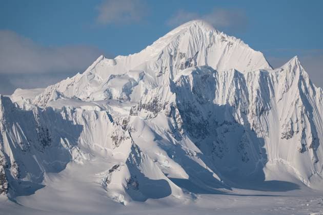 Creative Highlights World Antarctica view. Seascape and landscape of Antarctica. Glaciers Vernadsky Research Base, Antarctica CR_HYVK241228-1611587-01