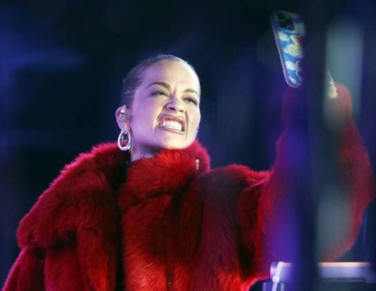 Bilder des Jahres 2025, Entertainment 01 Januar Entertainment Themen der Woche KW01 Rehearsals for Dick Clark s Rockin Eve with Ryan Seacrest 2025 in Time Square New York Featuring: Rita Ora Where: New York, United States When: 30 Dec 2024 Credit: Roger Wong INSTARimages EDITORIAL USE ONLY. NOT FOR USE BY NEWSPAPERS BASED IN THE UK. Copyright: xRogerxWongx instar54408123
