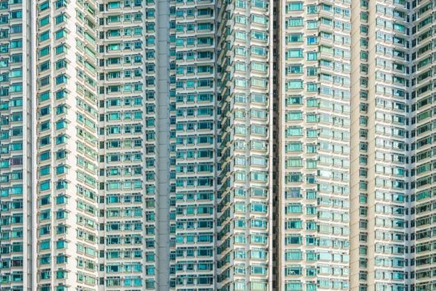 Hign density residential building in Hong Kong ,model released, Symbolfoto  Copyright: xZoonar.com ElnurxAmikishiyevx 7045194 ,model released, Symbolfoto ,property released