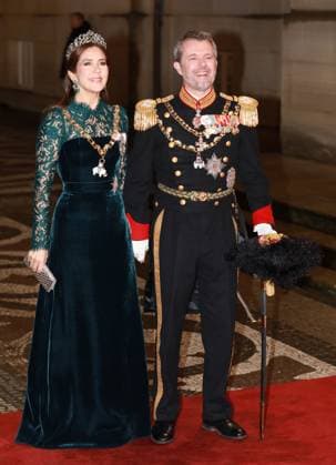 Entertainment Themen der Woche KW01 01-01-2025 Amalienborg Queen Mary and King Frederik arrive for the New Years reception at Amalienborg in Copenhagen, Denmark. Â  Copyright: xPPEx