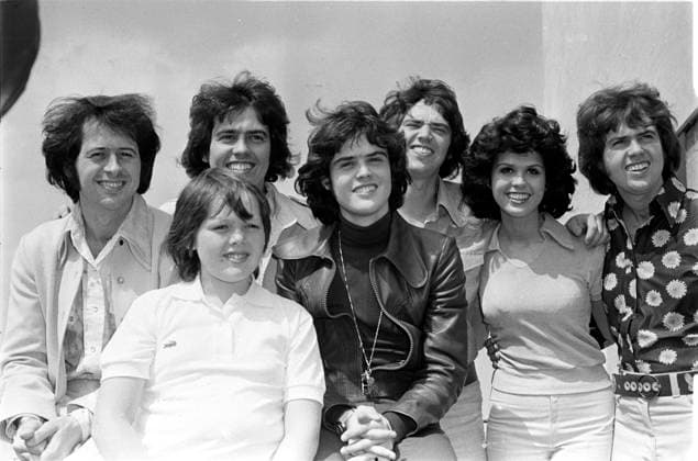 Archivbilder der Woche KW01 The Osmonds The Osmonds (L-R) Wayne, Jimmy, Alan, Donny, Jay, Marie, Merrill, Credit:LFI Avalon  Copyright: xLFIx xAvalonx PCN_OBIT_Wayne_Osmond_527129571