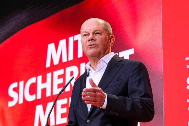 News Themen der Woche KW01 News Bilder des Tages Berlin Jahresauftaktklausur des SPD Praesidiums. Olaf Scholz (Bundeskanzler, SPD) spricht vor der Jahresauftaktklausur des SPD-Praesidiums in Berlin am 05.01.2025. *** Berlin Annual kick-off meeting of the SPD Presidium Olaf Scholz Federal Chancellor, SPD speaks before the annual kick-off meeting of the SPD Presidium in Berlin on 05 01 2025 Copyright: xEibner-Pressefoto FlorianxWiegandx EP_FWD
