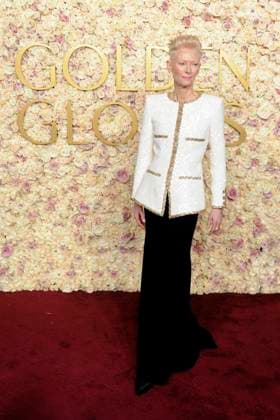 Tilda Swinton bei der Verleihung der 82. Golden Globe Awards 2025 im Beverly Hilton Hotel. Beverly Hills, 05.01.2025
