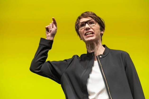 Dreikönigstreffen 2025 der FDP in Stuttgart. Judith Skudelny MdB, Generalsekretärin und Spitzenkandidatin der FDP Baden-Württemberg. 06.01.2024: Stuttgart, Baden-Württemberg, Deutschland. *** Dreikönigstreffen 2025 of the FDP in Stuttgart Judith Skudelny MdB, Secretary General and top candidate of the FDP Baden Württemberg 06 01 2024 Stuttgart, Baden Württemberg, Germany