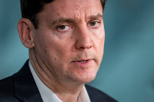 January 7, 2025, Vancouver, Bc, CANADA: B.C. Premier David Eby speaks during a news conference in Vancouver, on Tuesday, January 7, 2025. Vancouver CANADA  - ZUMAc35_ 20250107_zaf_c35_013 Copyright: xEthanxCairnsx