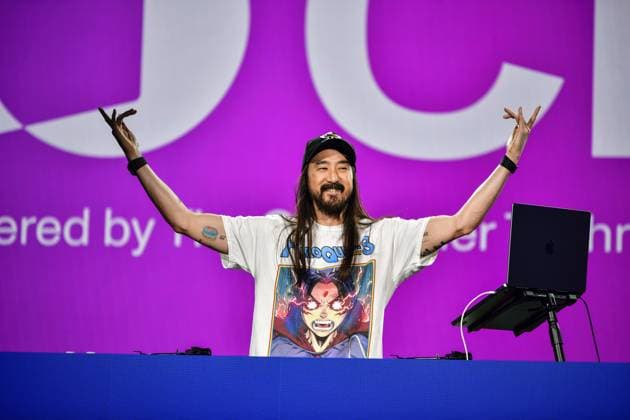 Entertainment Themen der Woche KW02 Entertainment Bilder des Tages LAS VEGAS, Nevada - Steve Aoki at the Panasonic Keynote during CES 2025 at The Venetian Las Vegas in Las Vegas, Nevada, on January 7, 2025. Copyright: xDeeCeexCarterx